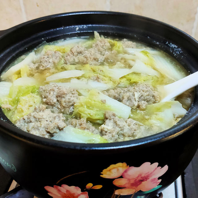 砂锅羊肉丸子汤