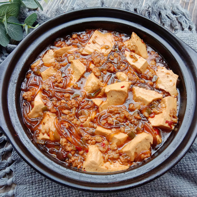 砂锅粉条炖豆腐