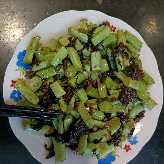 梅干菜炒豆角