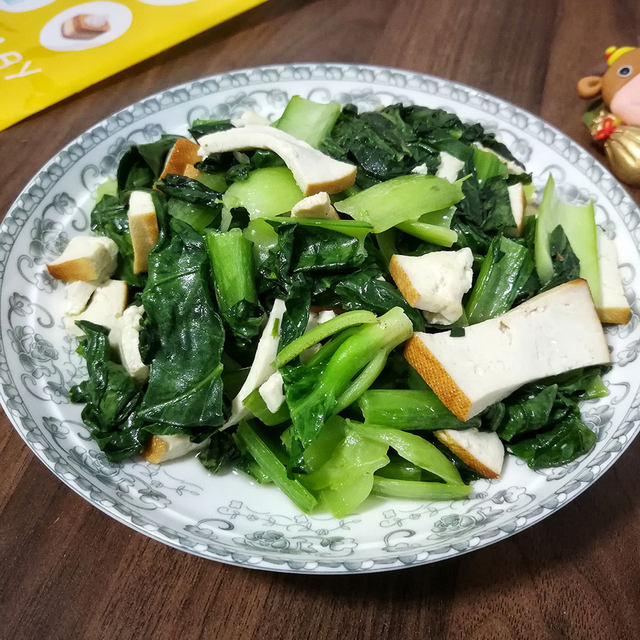 青菜炒豆干