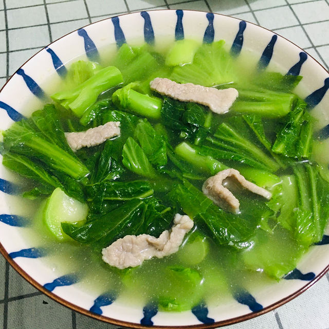 芥菜肉丝汤