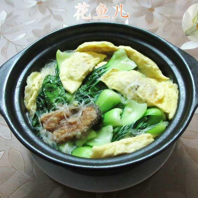 熏鱼蛋饺粉丝煲