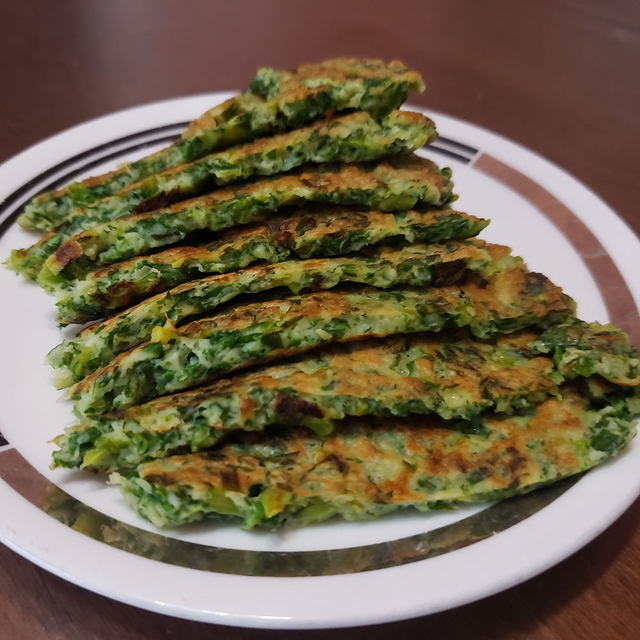 蔓菁鸡蛋煎饼