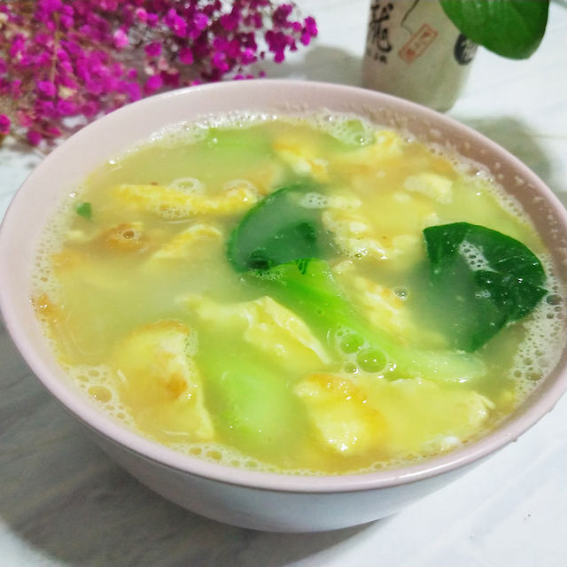 油菜鸡蛋汤