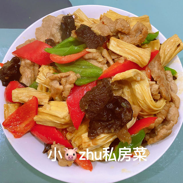 腐竹炒肉