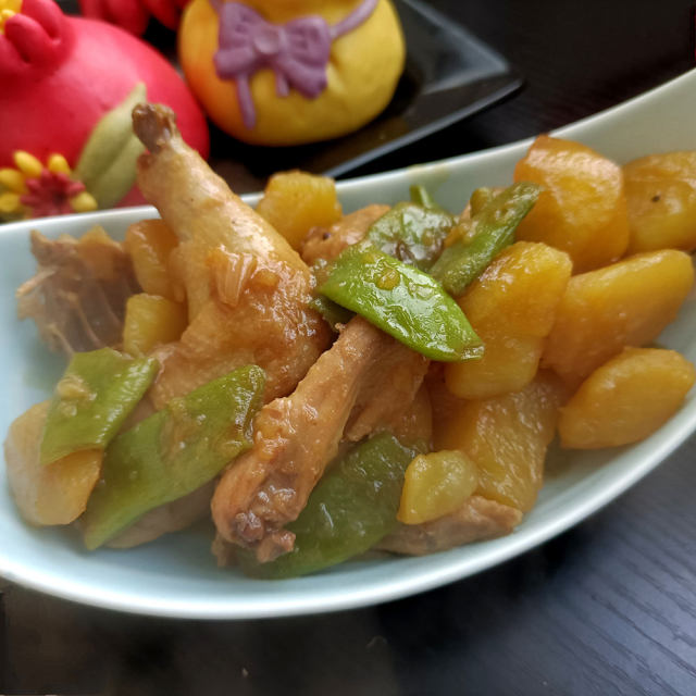 王鸽炖芸豆土豆