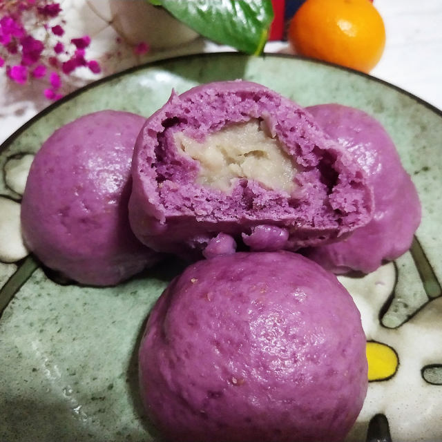 紫薯芋泥包