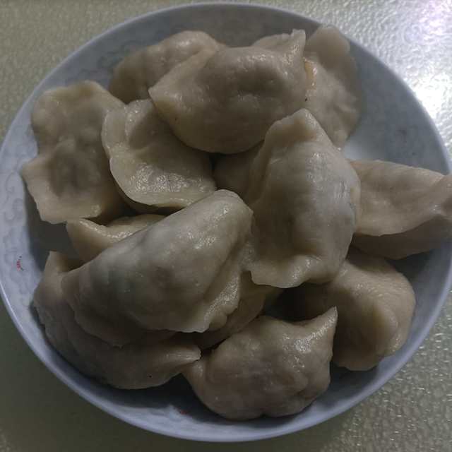 平菇素馅水饺