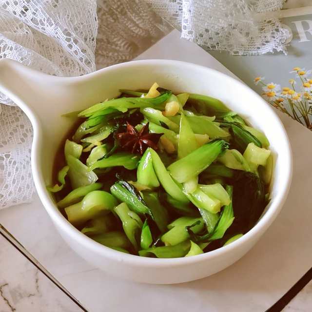 蚝油炒油菜