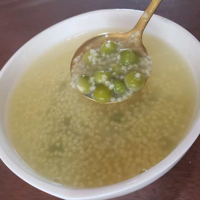 小米豌豆粥