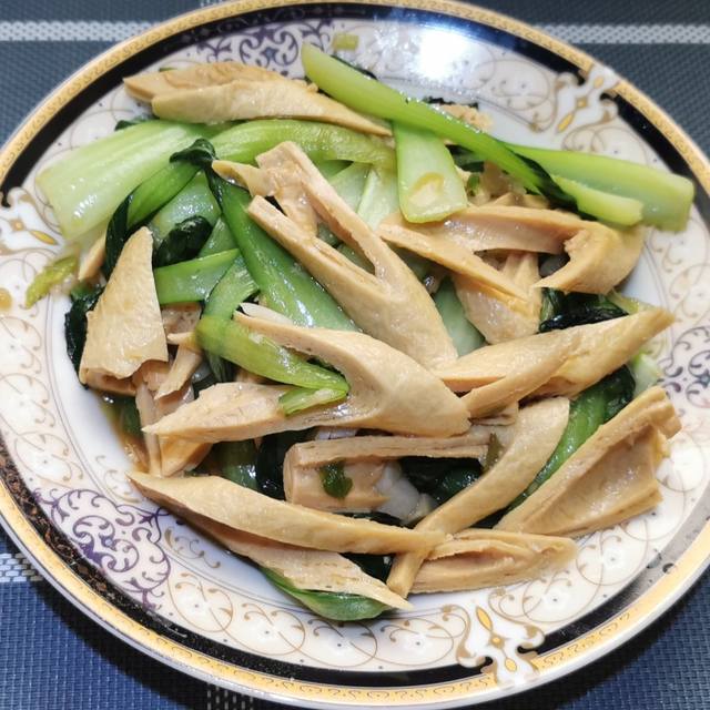 青菜豆杆