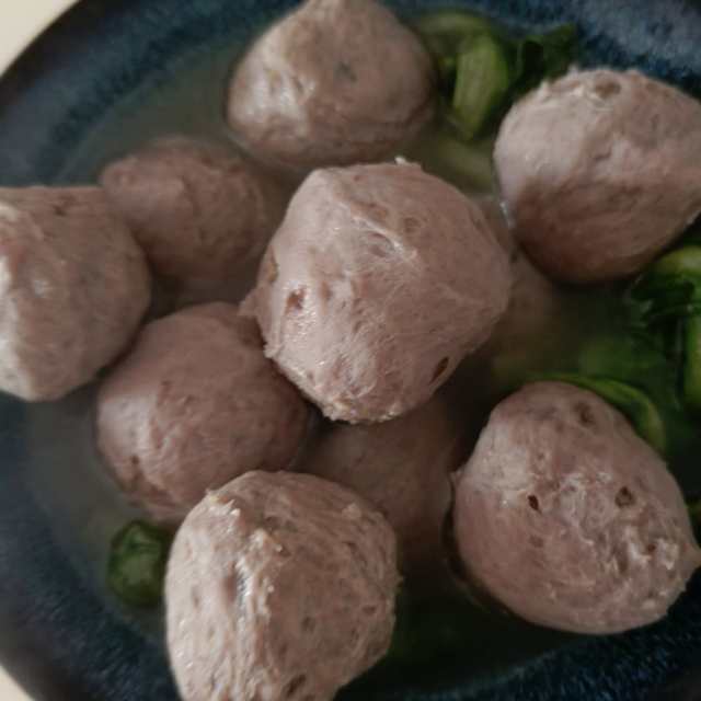 生菜牛肉丸子汤