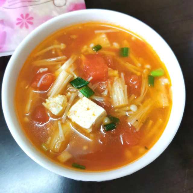 蕃茄豆腐素汤