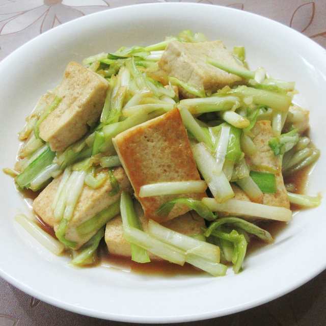 韭黄炒豆腐