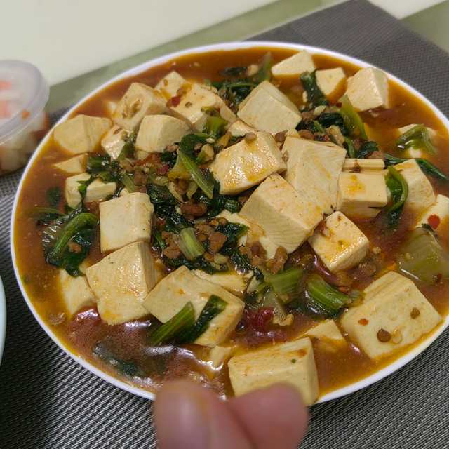 肉沫烧豆腐