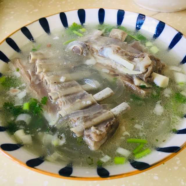 粉条烩羊排