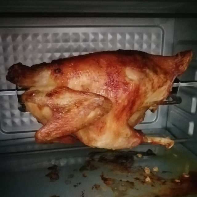 烤箱烤鸡