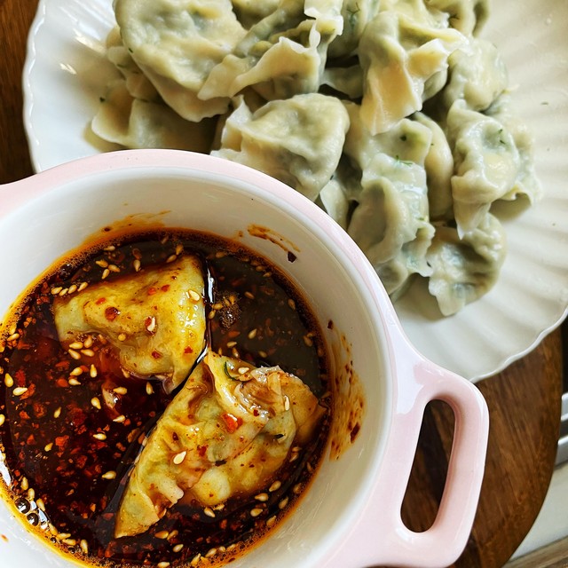 茴香鸡蛋水饺