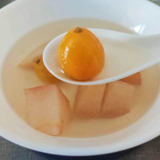 金橘冰糖雪梨汤