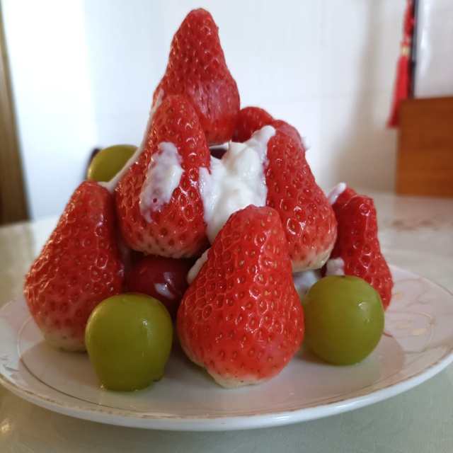 酸奶草莓塔