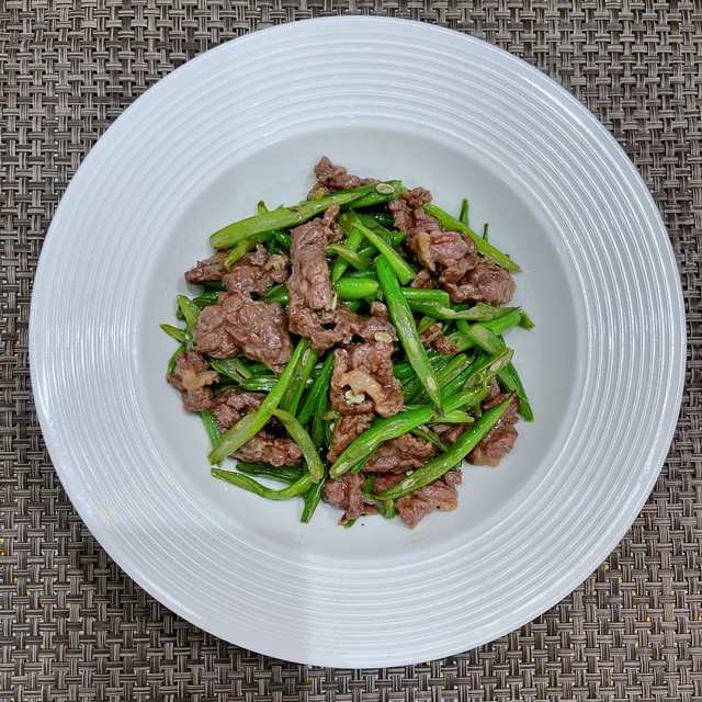 四季豆炒牛肉