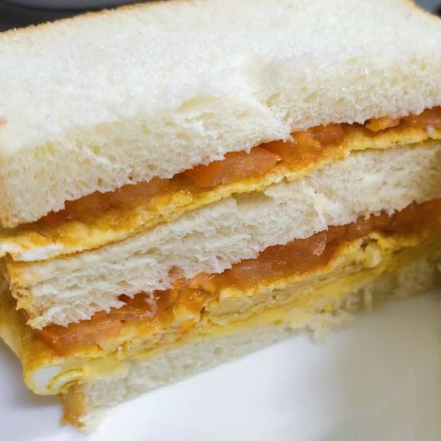 鸡蛋芝士三明治