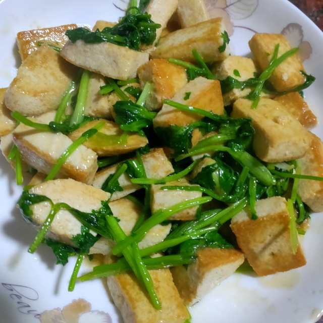 香煎自制卤水豆腐