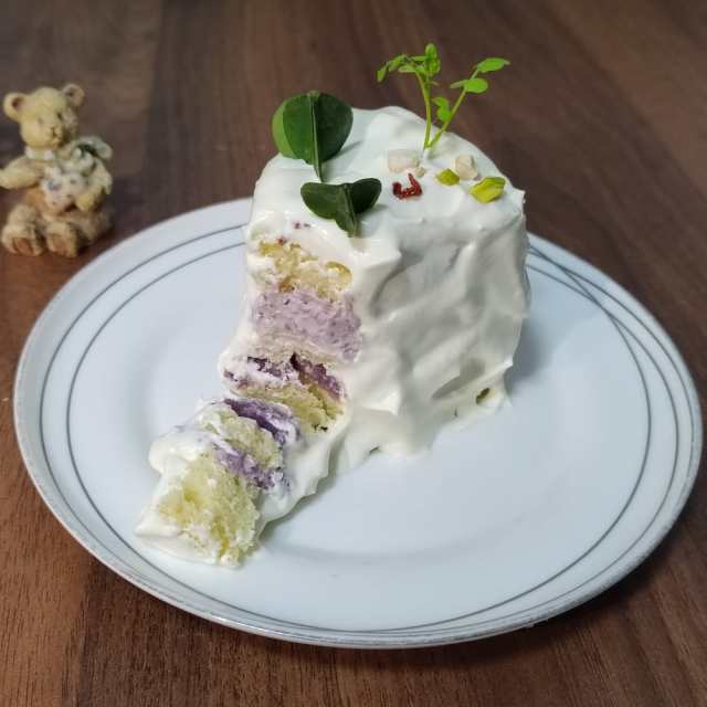 紫薯芋泥夹心蛋糕
