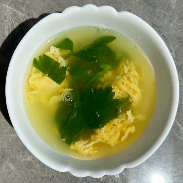 芹菜蛋花汤