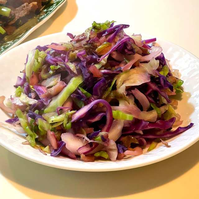 Cabbage and Purple Cabbage