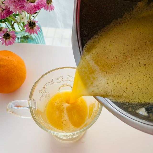 梨加橙汁