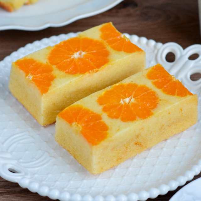 橘橙香香海绵蛋糕
