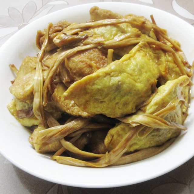 黄花菜小素鸡烧蛋饺