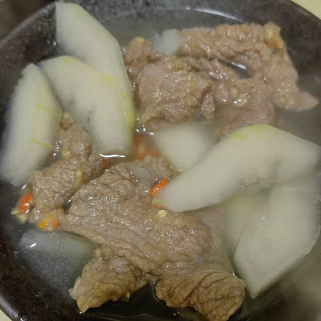 冬瓜牛肉片汤