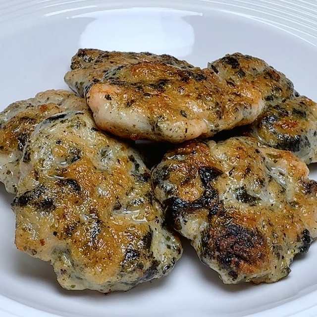 紫菜虾滑肉饼